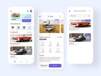 Car Marketplace App app buy buy car car car app marketplace price rent car rental store ui vehicle vehicle app