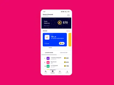 Reward page application blue branding classic clean design figma graphic design icon illustration light minimal mobile mobile app simple ui user interface ux