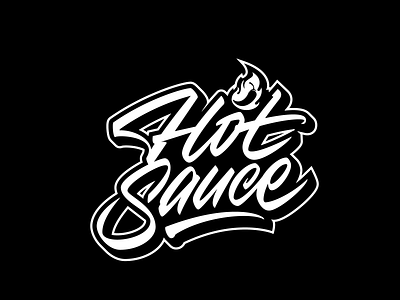 Hot Sauce calligraphy font lettering logo logotype typography