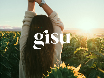 Gisu - Women's Beauty Brand Logo beauty brand beauty brand logo beauty logo brand identity branding branding agency cosmetics logo eco friendly beauty brand female brand logo female healthcare logo feminine logo logo logodesign logotype modern logo typographic logo women care logo