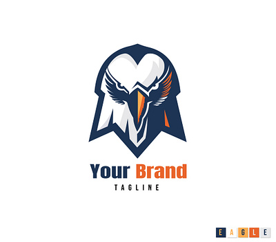 Sight Eagle Logo brand or company branding design eagle logo logo design moden sight unick unique