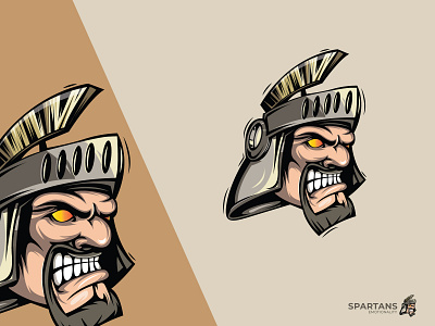 SPARTANS Hungry brand creative crypto design icon identity illustations illustration logo logodesign mascot mascotlogo nft symbol vector