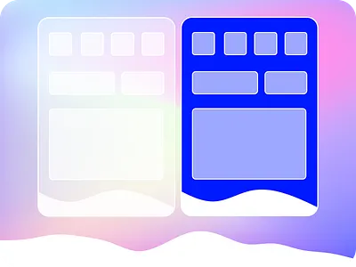 Glassmorphism Menu Panel abstract application design design geometric glassmorphism menu panel design yuva