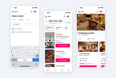 Booking App app booking booking app booking system hotel hotel booking reservation ui ux web design