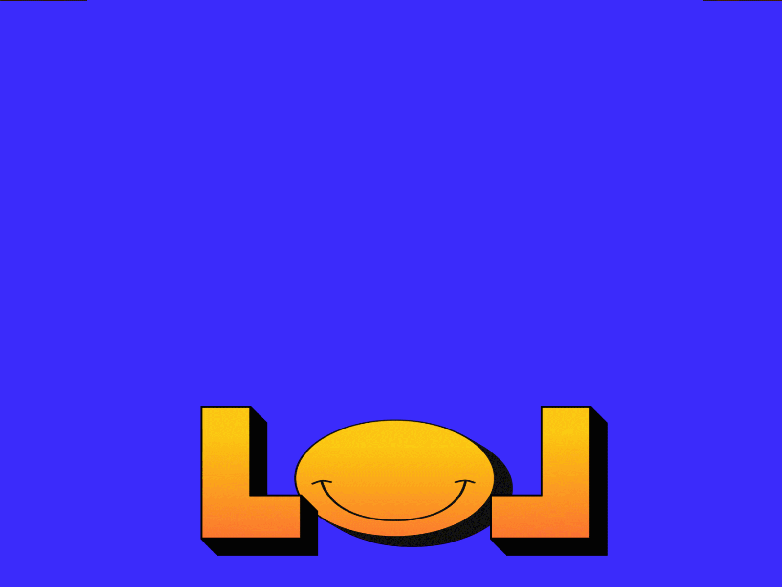 LOL-Type Animation 3d animation icon illustration kinetic kinetic type lettering logo motion type animation