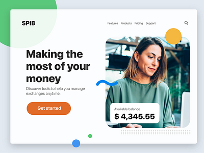 SPIB - Above the fold imagery design ui ux