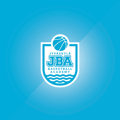 Jyväskylä Basketball Academy Logo badge basketball finland logo logodesign sports