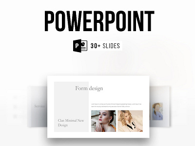 PowerPoint Template agency clean corporate corporative creative digital marketing minimalist powerpoint presentation template