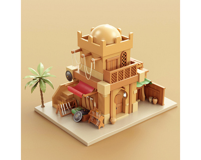 Arab Market arab arabian stylized