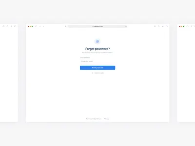 Password recovery clean design password password recovery platform ui