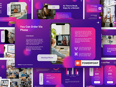 Urbanna - Webinar Presentation Template events expo it design marketing seminar meetup