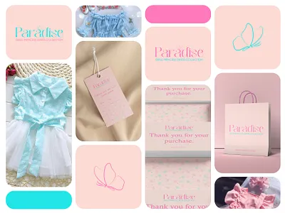 Paradise Children Clothing Brand branddesign brandidentity branding brandingdesign creative design templates designer graphicdesign graphicdesigner illustrator logo logobrand logodesign logodesigner logodesigns logoinspiration logos logotype typography