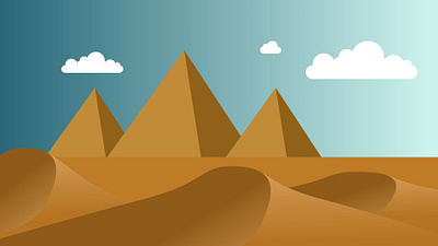 Desert desert design illustration nature vector view