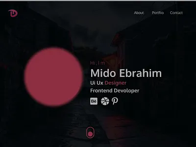 Hero Header design frontend ui web design