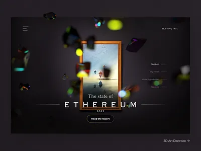 Ethereum supremacy 3d bitcoin blockchain branding colors crypto dao defi ethereum futurist graphic design illustration landing page modern nft software typography ui ux web design