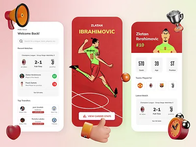 Soccer : Football league 3d animation app branding design football graphic design icon illustration league logo motion graphics soccer typography ui ux vector