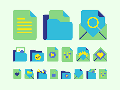 Flat items - icon set branding design flat flat design flat icon graphic design icon icon set icons illustration illustrator ui ui design vector web design