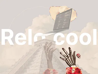 Relo.cool design flat identity illustration logo minimal type typography ui web
