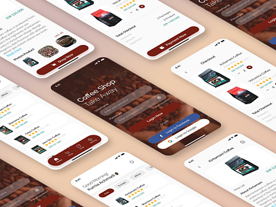 Coffee Shop App app buyer cafe coffee design drink e commerce app figma ios ios 13 shop shopping ui uiux ux