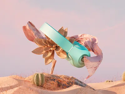 The Fantasy Land of Headphones #03 3d blender design production