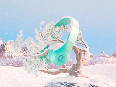 The Fantasy Land of Headphones #05 3d blender design production
