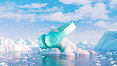 The Fantasy Land of Headphones #04 3d blender design production
