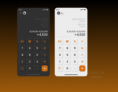Calculator Ui Design , Daily Ui calculator daily ui designing ui