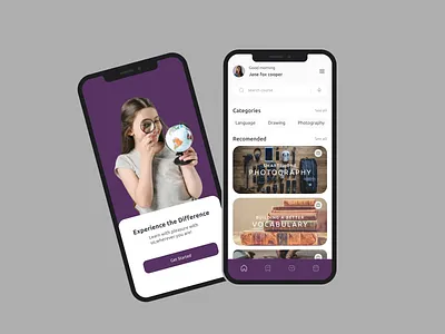 Education: Online Course Mobile App androit app design education education app design education home page education onboarding apps educational app ios education app design learning app design mobile app online course app online course sedign online education app design online mobile app design trendy apps ui app uiux ux