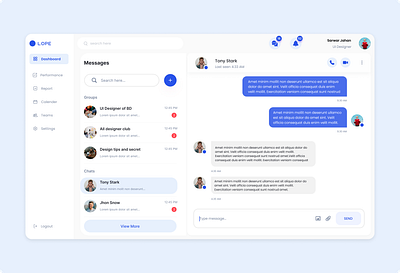 Messenger Dashboard chat ui clean dashboard design coversation manager crm platform chat das dashboard dashboard design elementor chat latest dashboard design messages coversation messages page messaging dashboard messanging white messenger dashboard messenger web messenger white theme quickchat dashboard ui ui design web messenger ui