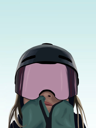 Snowboarder design digital art drawing graphic graphic design illustration snowboarder