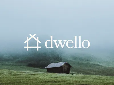 Dwello b2c behance branding branding and identity design dribbble house identity logo logo design logo mark logofolio minimal modern photography portfolio real estate serif vector visual identity
