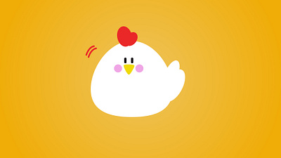 Cute Hen animal chicken cute design illustration vector