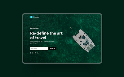 Coming Soon Page Design clean comingsoon design illustration logo minimal ui ui design ux ux design visual design