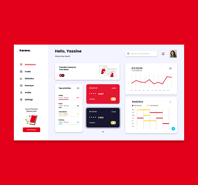 Budgeting App - Karane app ui uidesign uiux web webdesign website