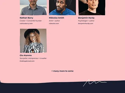 Craft + Commerce 2022 conference website conference website event landing page event website landing page marketing design web design