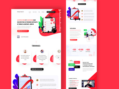 Sport Landing page UI/UX fitness funnel illustration landing page sport sport website ui ux webdesign website