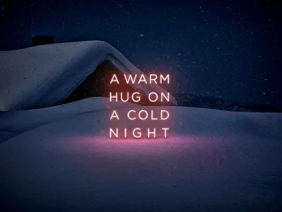 Simple pleasures graphic design nature typography