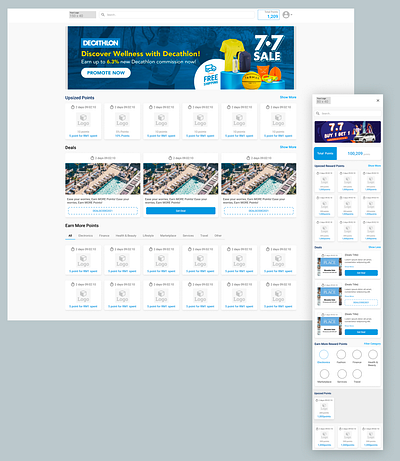 Deals Wireframe