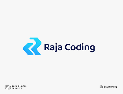 Raja Coding Logo Design branding design graphic design illustrator logo minimal