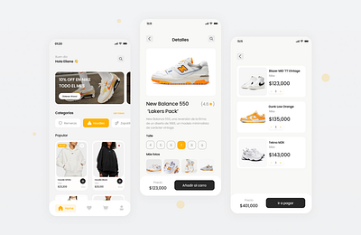 E-commerce Shop app daily ui design diseño ux ui ux