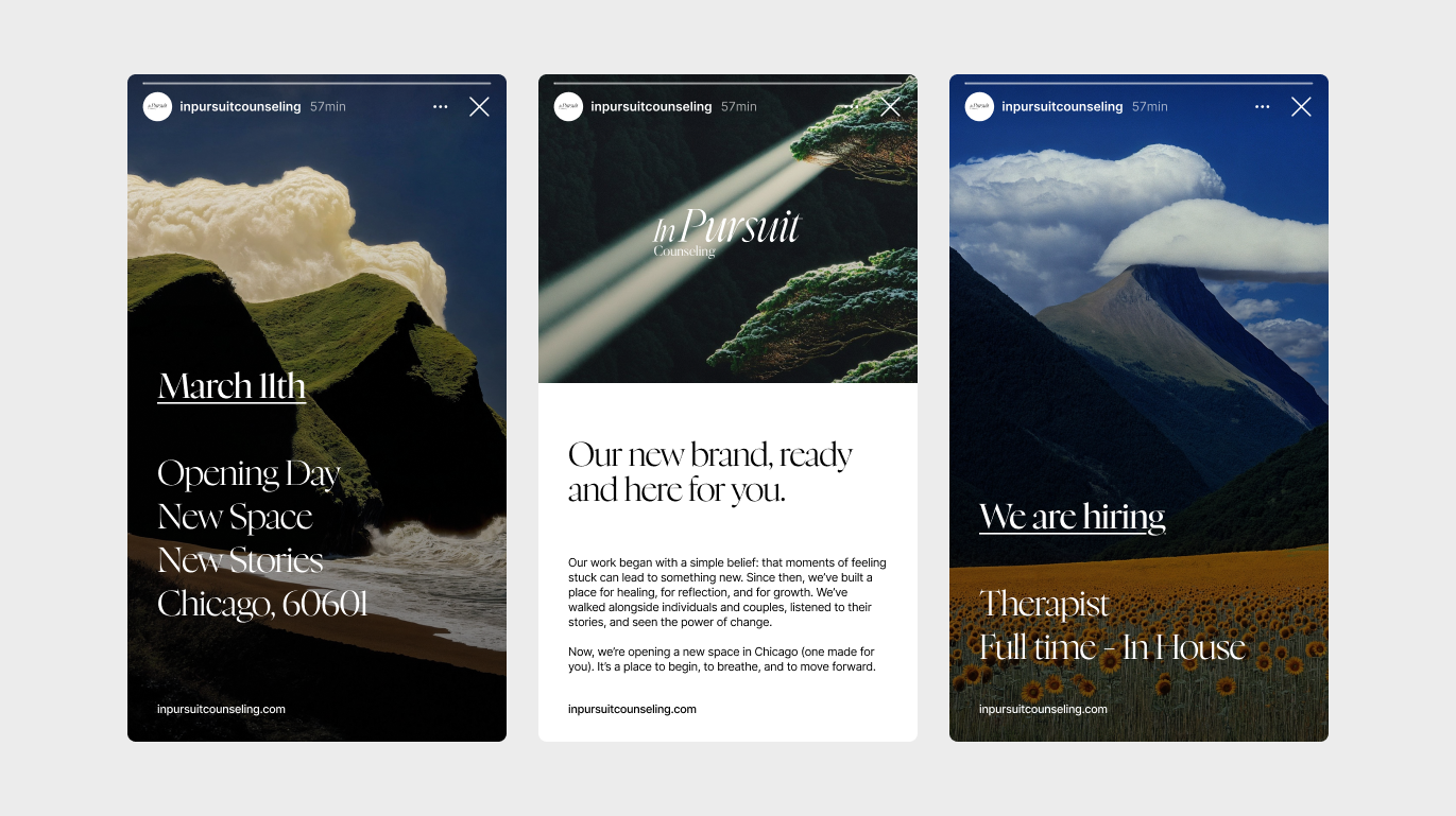 Instagram stories - AI photography (beyond realism art) graphic design instagram instagram stories mockup typography