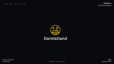 Logo design for Dentistland brand mark dental logo dentist logo land logo logo logo design