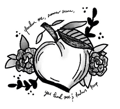 (Sketch) Peach [Lobotomy] - Waterparks illustration