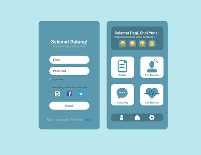 Psychology Mobile App app branding design icon illustration logo typography ui ux vector