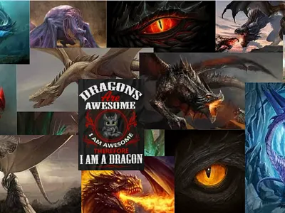 free dragon wall paper ui