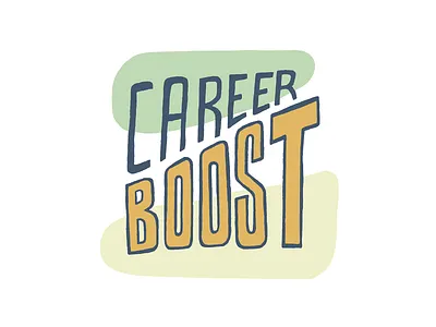 Career Boost - PD able artwork branding concept design drawing graphic design illustration