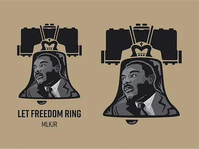 MLK 2022: Let Freedom Ring badge design diversity dr. king dr. martin luther king jr illustraion illustrator logo martin luther king jr mlk mlk jr social