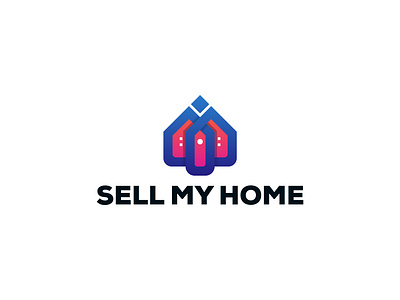 Letter M home selling real state business logo app icon branding design flat logo home home selling logo house logo illustration logo logo design luxurious m minimal logo minimalist logo modern logo real state real state logo royal royal blue ui