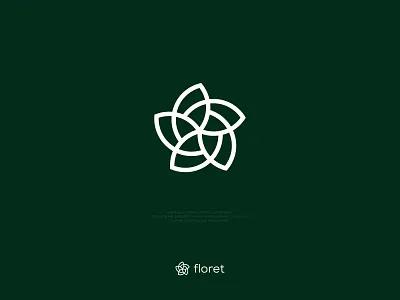 floret | flower brand identity branding chic luxury classic elegant logo contemporary fashion brand corporate identity flat logo logodesign floret flower graphic design high end sophisticated logo logo design logotype minimal minimalist logo modern modern logo natural cosmetics print design stationery design