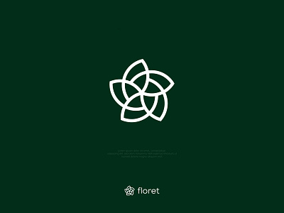 floret | flower brand identity branding chic luxury classic elegant logo contemporary fashion brand corporate identity flat logo logodesign floret flower graphic design high end sophisticated logo logo design logotype minimal minimalist logo modern modern logo natural cosmetics print design stationery design